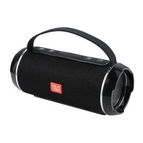 Wireless Audio Subwoofer Plug-in Card U Disk 3D Surround Outdoor Portable Speaker (Color: Black)